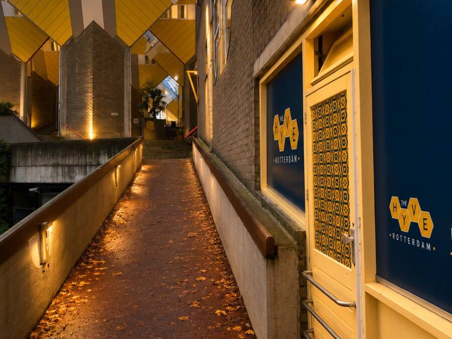 Overnatningsstedets facade