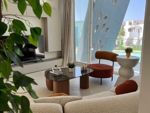 Chalet, 2 Bedrooms, Lagoon View | Living area - Fouka North Coast CL3-CH18-01 (Marsa Matrouh)