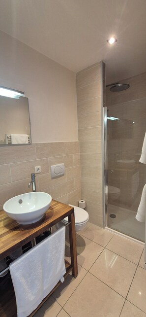 Shower, hair dryer, towels, soap - New !! Sunny and chic appartement with terrace - Nice center (Nice)