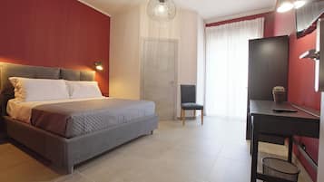 Memory-foam beds, in-room safe, blackout curtains, soundproofing