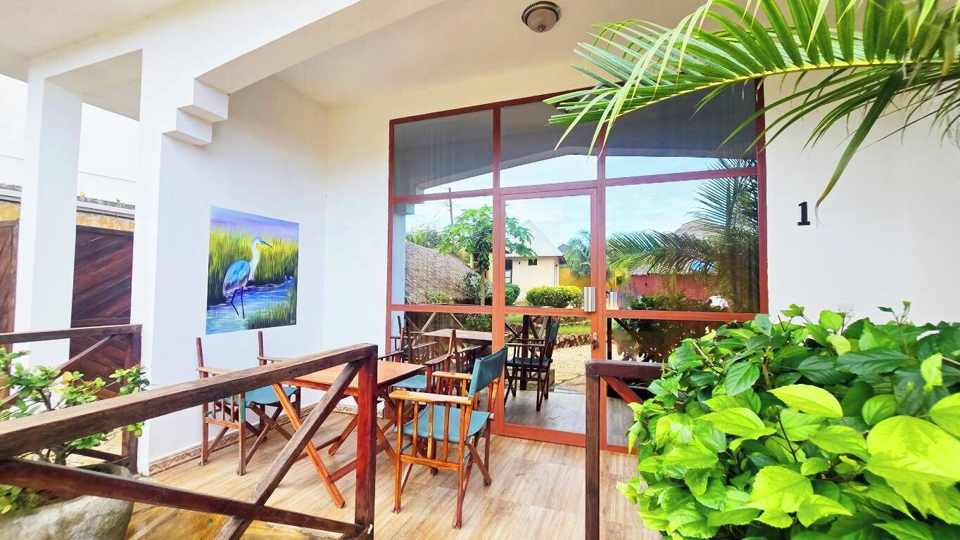 Double Room, Balcony, Garden View | Terrace/patio