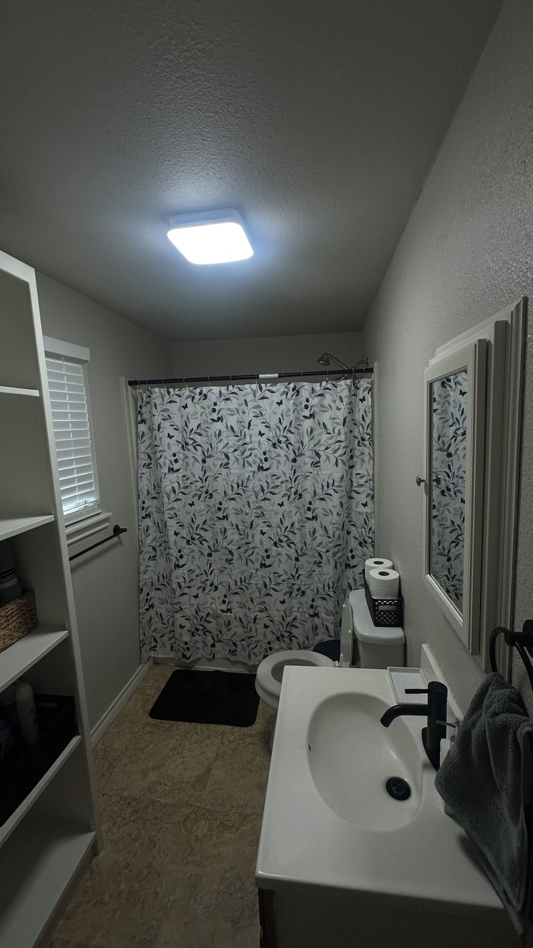 Towels, soap, toilet paper