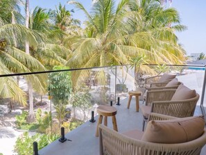 Family Room, Balcony, Sea View | Terrace/patio