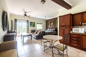 Apartment, 1 Bedroom, Balcony, Garden View | Living room | Books - 8203 - King, Ocean Dream, Cabarete! (Sosúa)