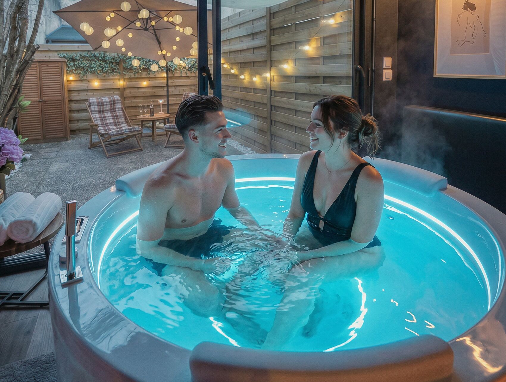 Bain à remous intérieur