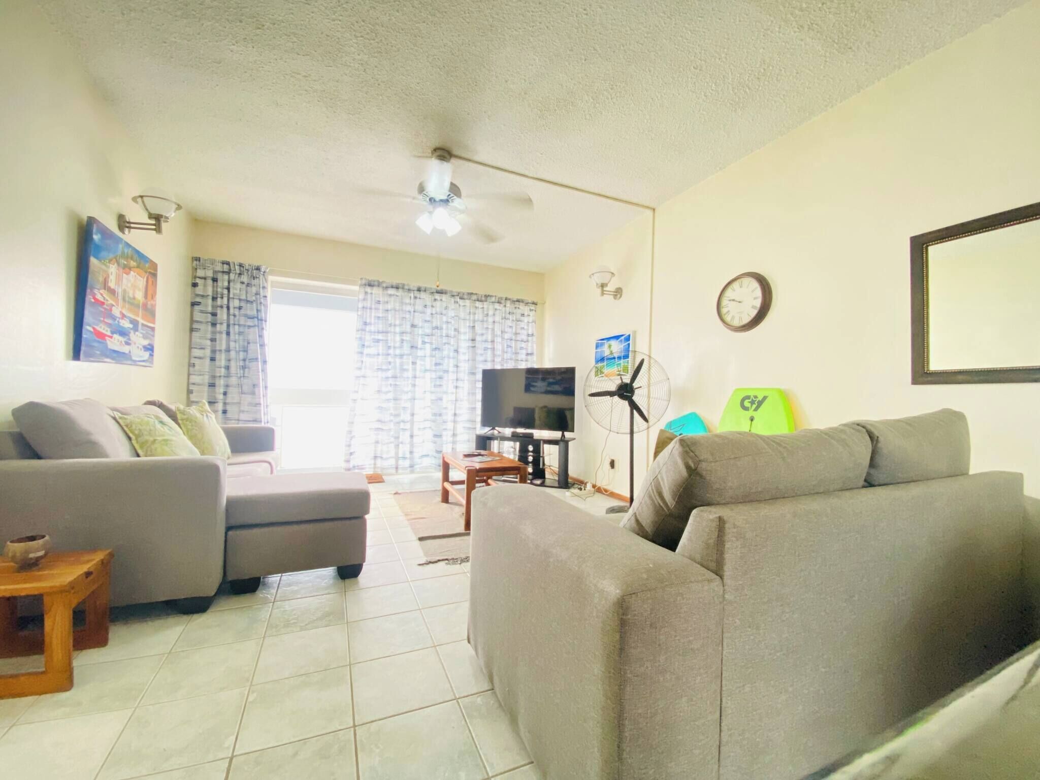 Appartement, 2 slaapkamers, toegankelijk voor mindervaliden, balkon | Woonkamer