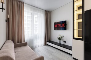 Luxury Apartment, Balcony, Courtyard View | Ruang tamu