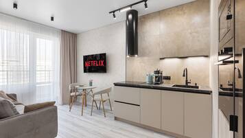 Luxury Apartment, Balcony, Sea View | Interior