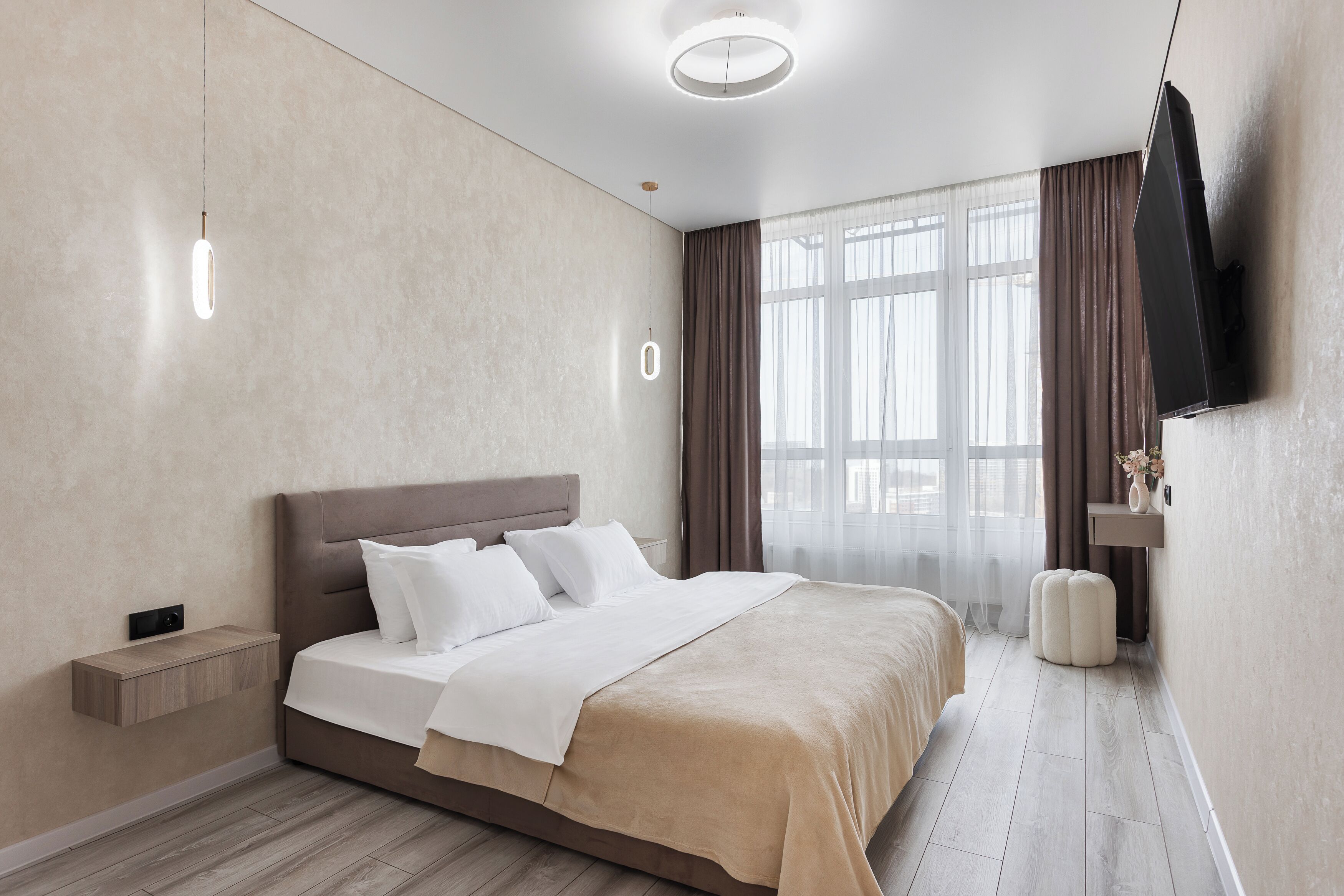 Apartamento de lujo, balcón, vistas al mar | Cortinas opacas, tabla de planchar con plancha, wifi gratis