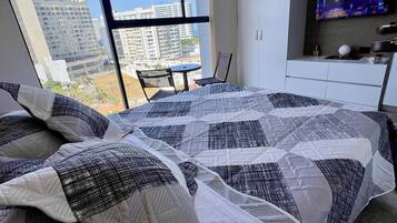 1 quarto, Wi-Fi de cortesia, roupa de cama