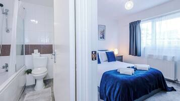 Hair dryer, towels