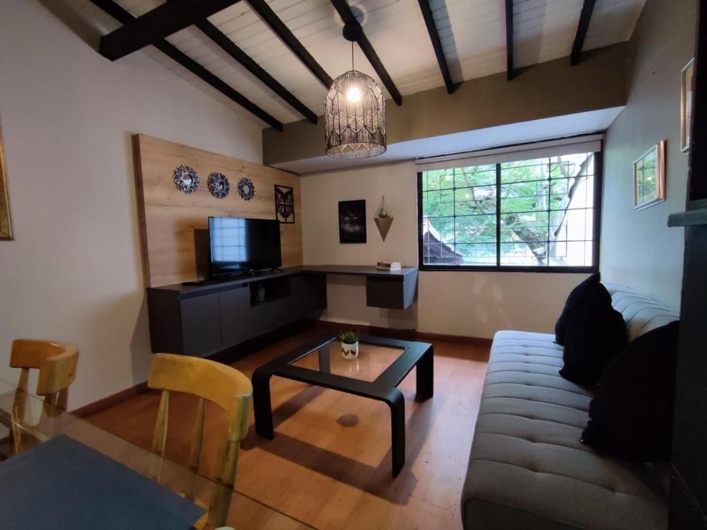 Departamento superior, patio | Área de sala de estar