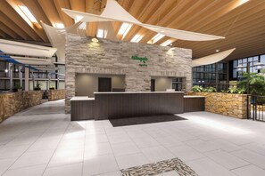 Lobby - Cozy 1-bedroom hotel in welcoming Kansas City with AC and fitness room -NK1 (Kansas City)
