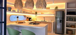 Villa Deluxe, patio | Cuisine privée