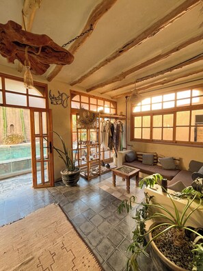 Lobby sitting area