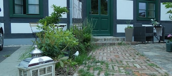 Citynest vacation apartment. In the half-timbered house in the old town of Ueckermünde