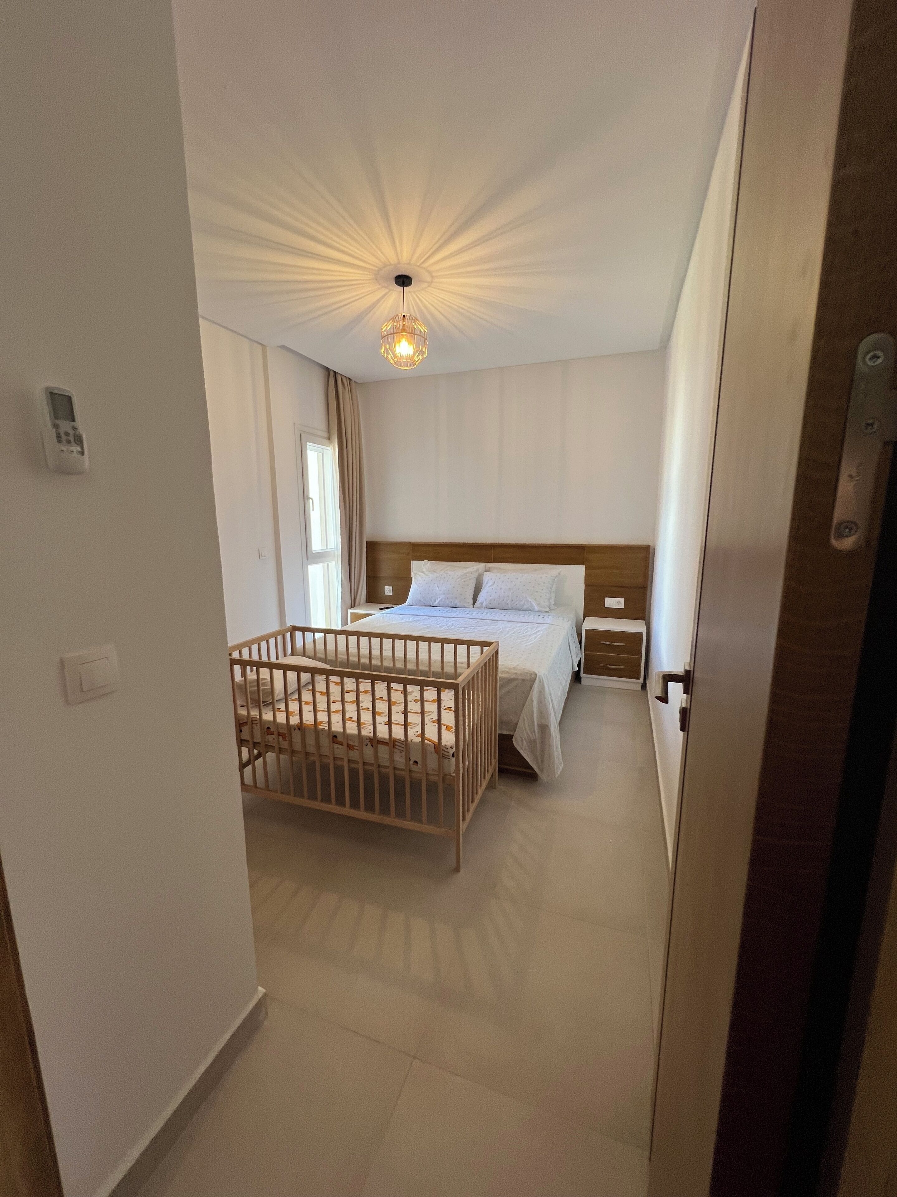 2 camere, culla da viaggio, Wi-Fi, lenzuola