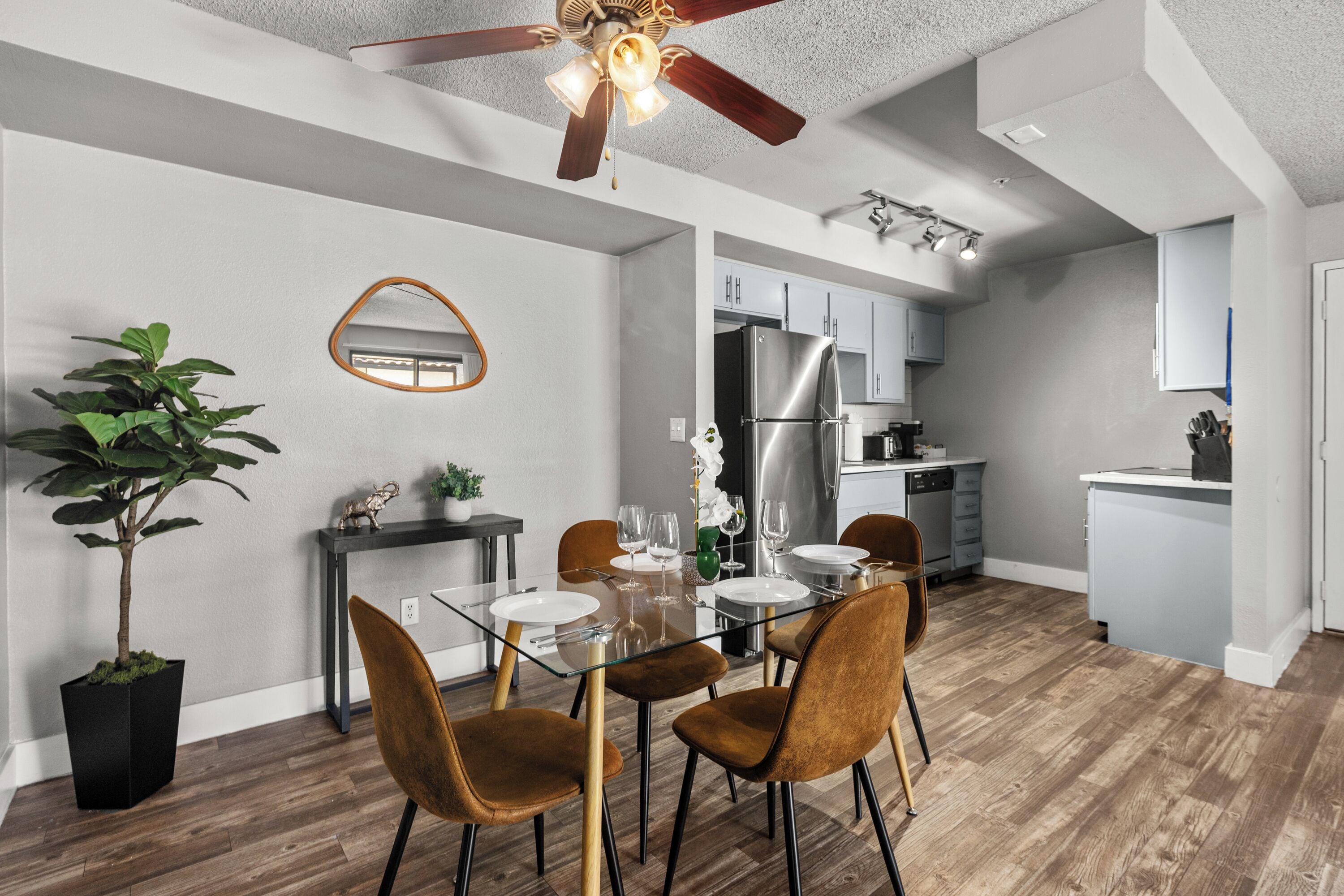 Appartement, 2 chambres, non-fumeurs, cuisine | Restauration dans la chambre