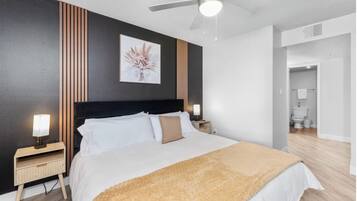 Departamento, 2 habitaciones, para no fumadores, cocina | Escritorio y espacio para trabajar con laptop