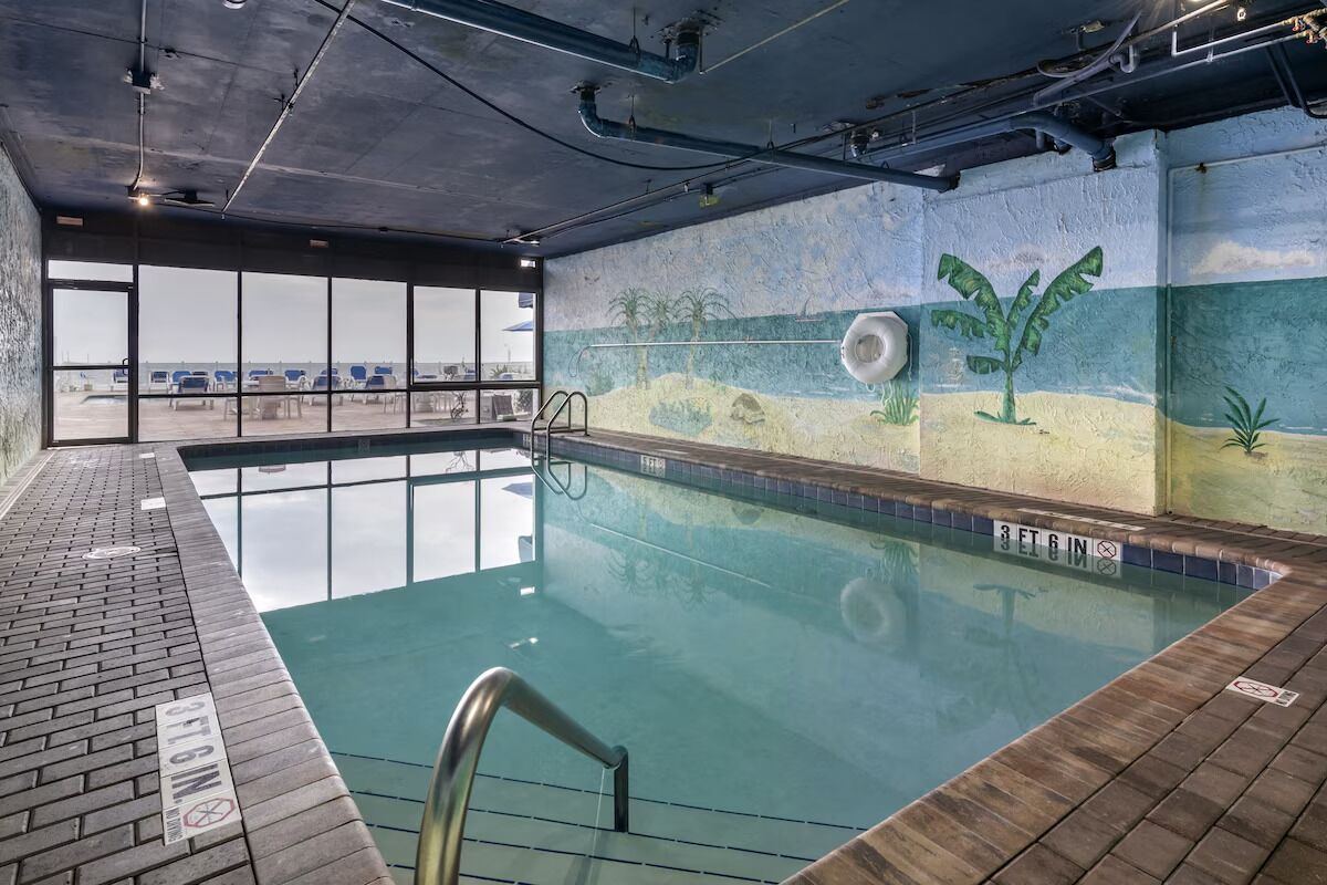 Una piscina climatizada