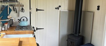 Cosy bespoke Shepherd Hut for two on the edge of the Yorkshire Dales.