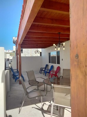 Terrace/patio - Beautiful 4 bedroom vacation home in Punta Azul (Rosarito)