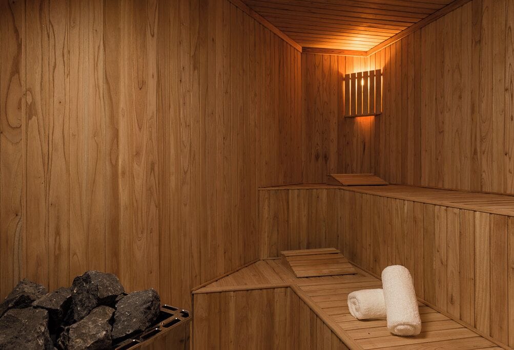 Sauna, hot tub