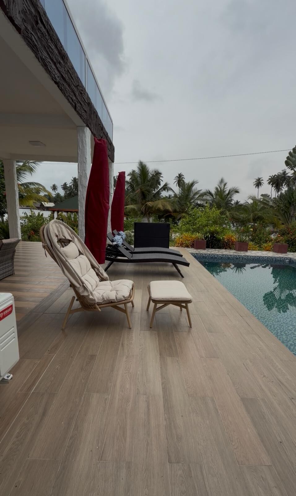 Villa Deluxe, piscine privée, vue mer | Terrasse/Patio