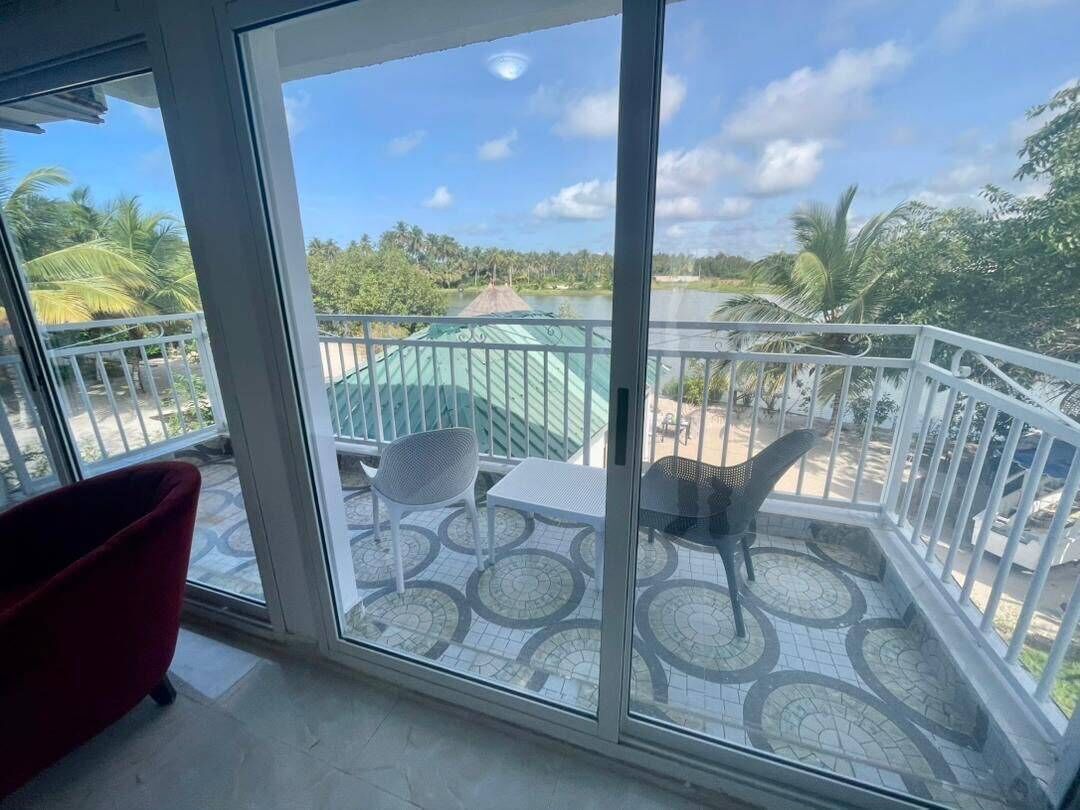 Villa Confort, vue lagon, en front de mer