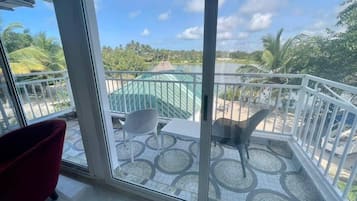 Villa Confort, vue lagon, en front de mer