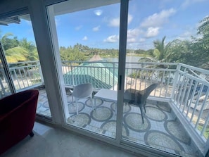 Villa Confort, vue lagon, en front de mer