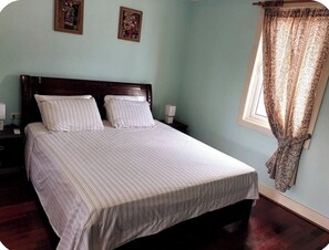 1 chambre, fer et planche à repasser, Wi-Fi, draps fournis