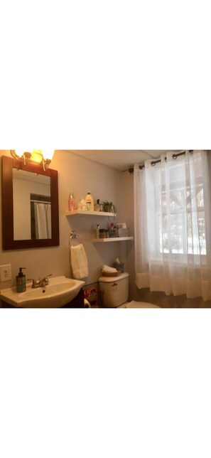Shower, hair dryer, towels, soap - Beach by the Lake -Cozy Stay with Gorgeous Views (Pocono lake)