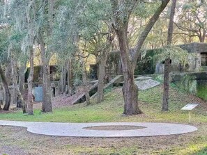 Property grounds - Fort Fremont Beachfront Escape | Private Beach Access • Fire Pit • Near Beaufort (Saint Helena Island)