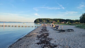 Beach - Holiday house directly on the beach - sea view (Svendborg)