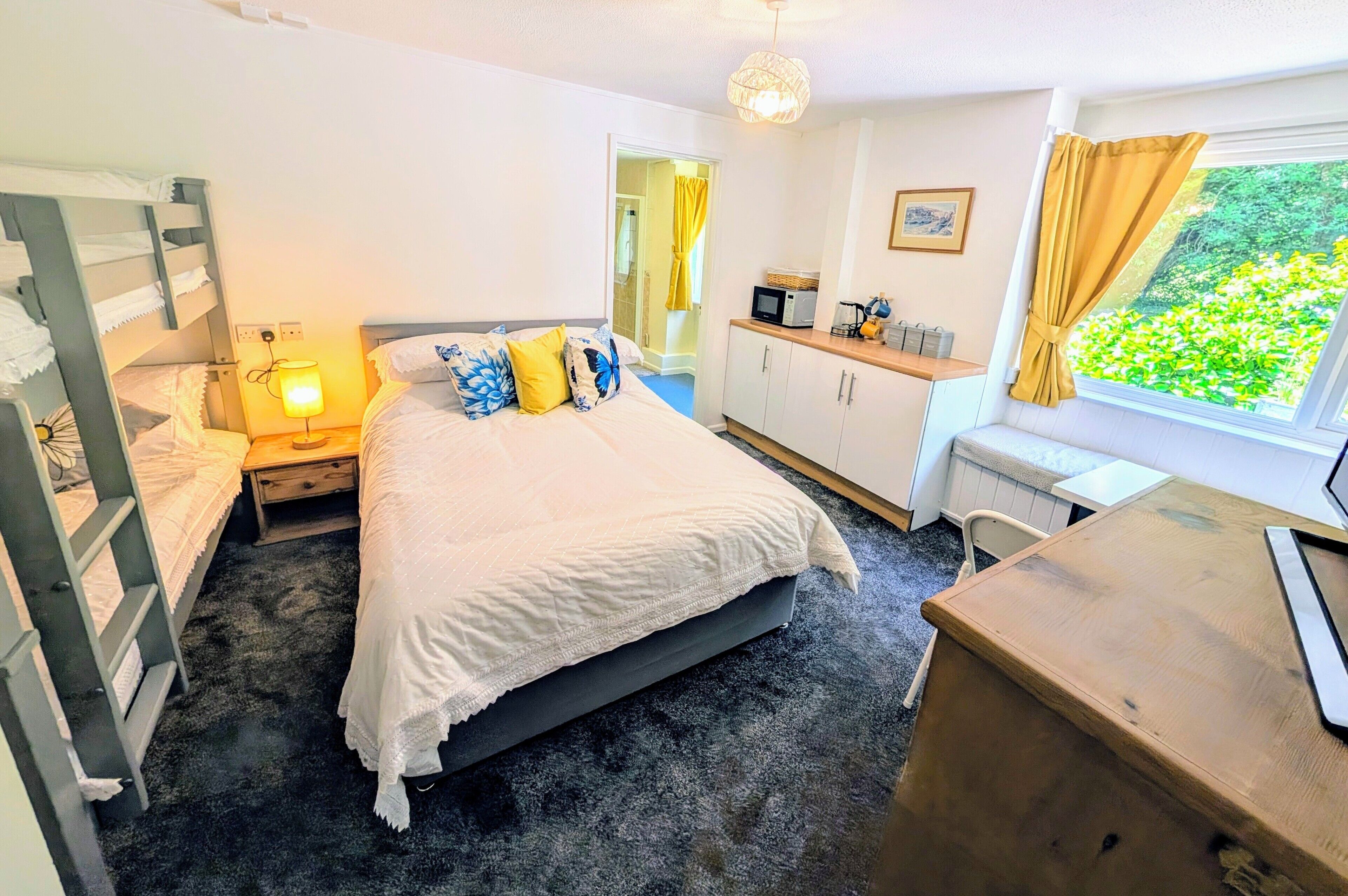 Family Room | Egyptian cotton sheets, premium bedding, individually decorated