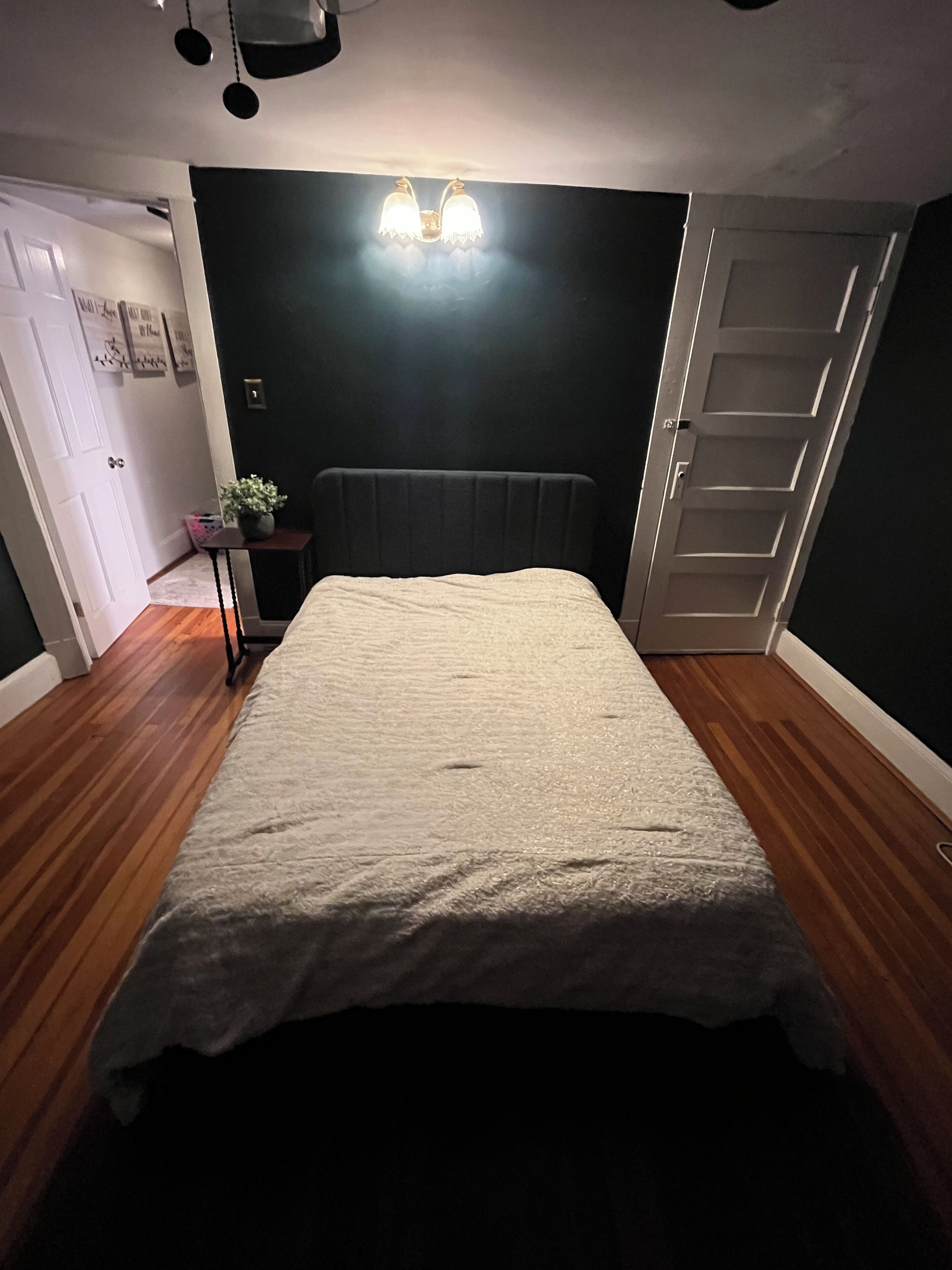 1 bedroom, iron/ironing board, bed sheets
