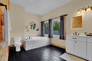 Hair dryer, towels