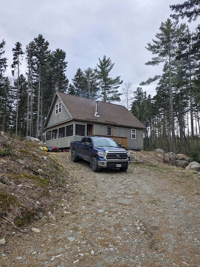 Moxie Pond off the grid 2-bedroom cabin in West Forks perfect for your getaway
