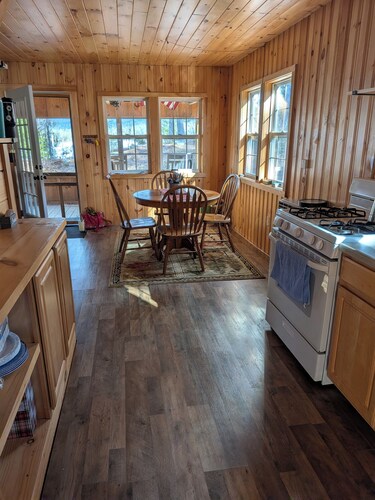 Moxie Pond off the grid 2-bedroom cabin in West Forks perfect for your getaway