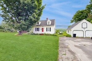 Exterior - Serene Waterfront Home with In-Ground Pool, River Views, Spacious Deck, & Grill (Winterport)