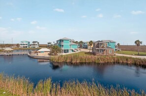 Exterior - Four Winds | Pond Views + Coastal Charm! (Port Aransas)
