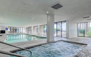 Indoor pool, outdoor pool