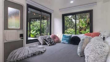 2 bedrooms, iron/ironing board, travel crib, WiFi