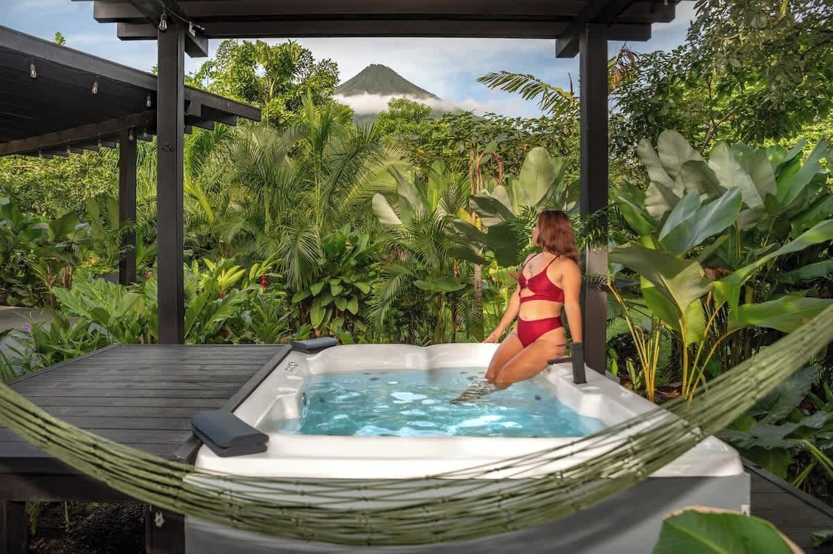 Bain à remous extérieur