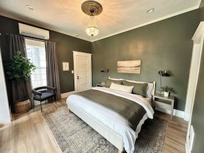 Desk, iron/ironing board, travel crib, free WiFi