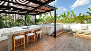 Terrace/patio - Aquamarine Villa 8A (Canggu)