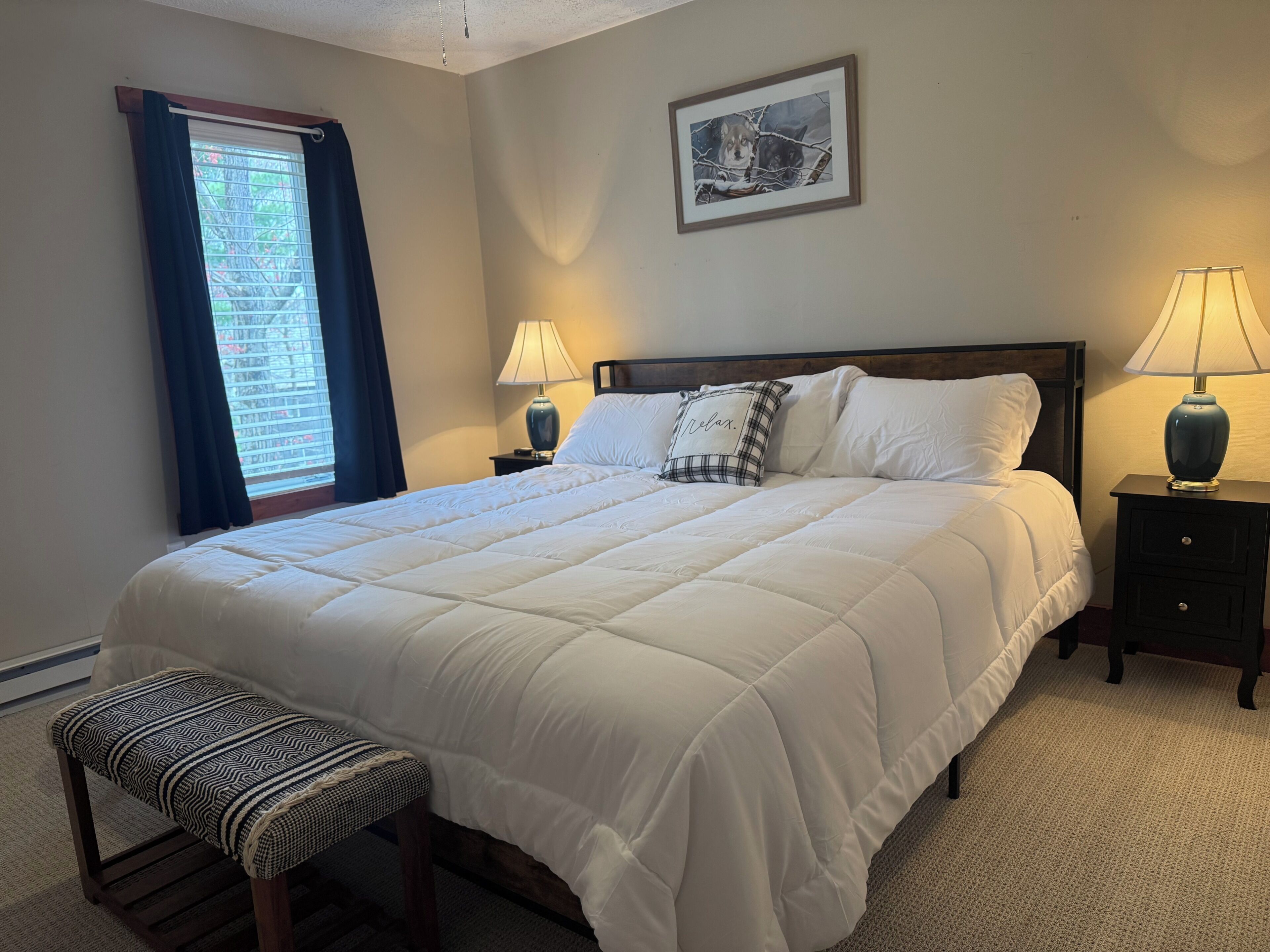 2 slaapkamers, een strijkplank/strijkijzer, gratis wifi, beddengoed