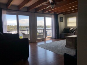 Living area - Norwood Lakefront Oasis - Whole House 3 Bedroom (Norwood)