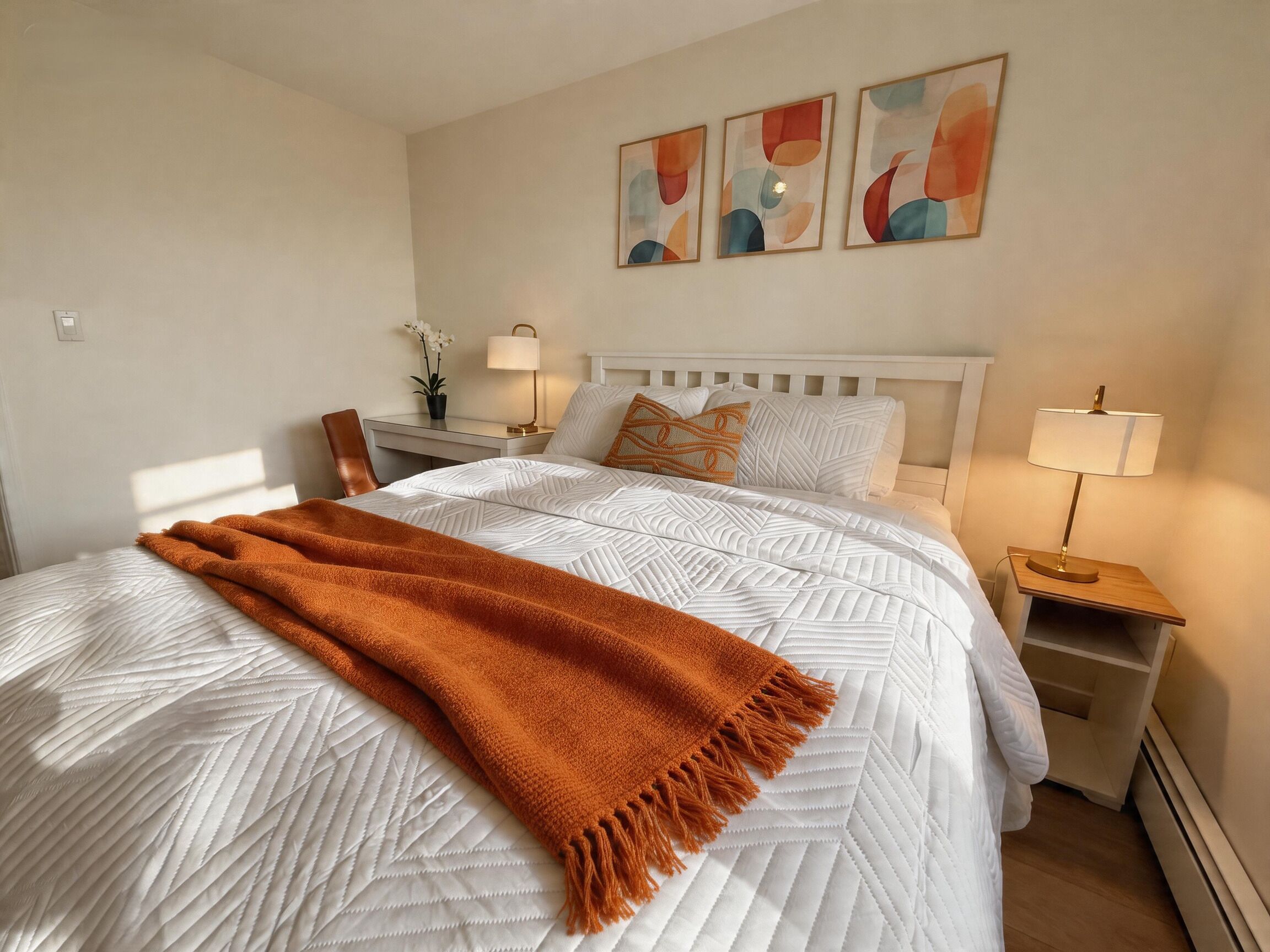 Comfort Room, 1 Queen Bed, Non Smoking, Shared Bathroom